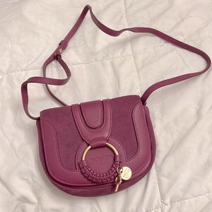 See by Chloe Purple/Fuchsia Hana Crossbody Purse